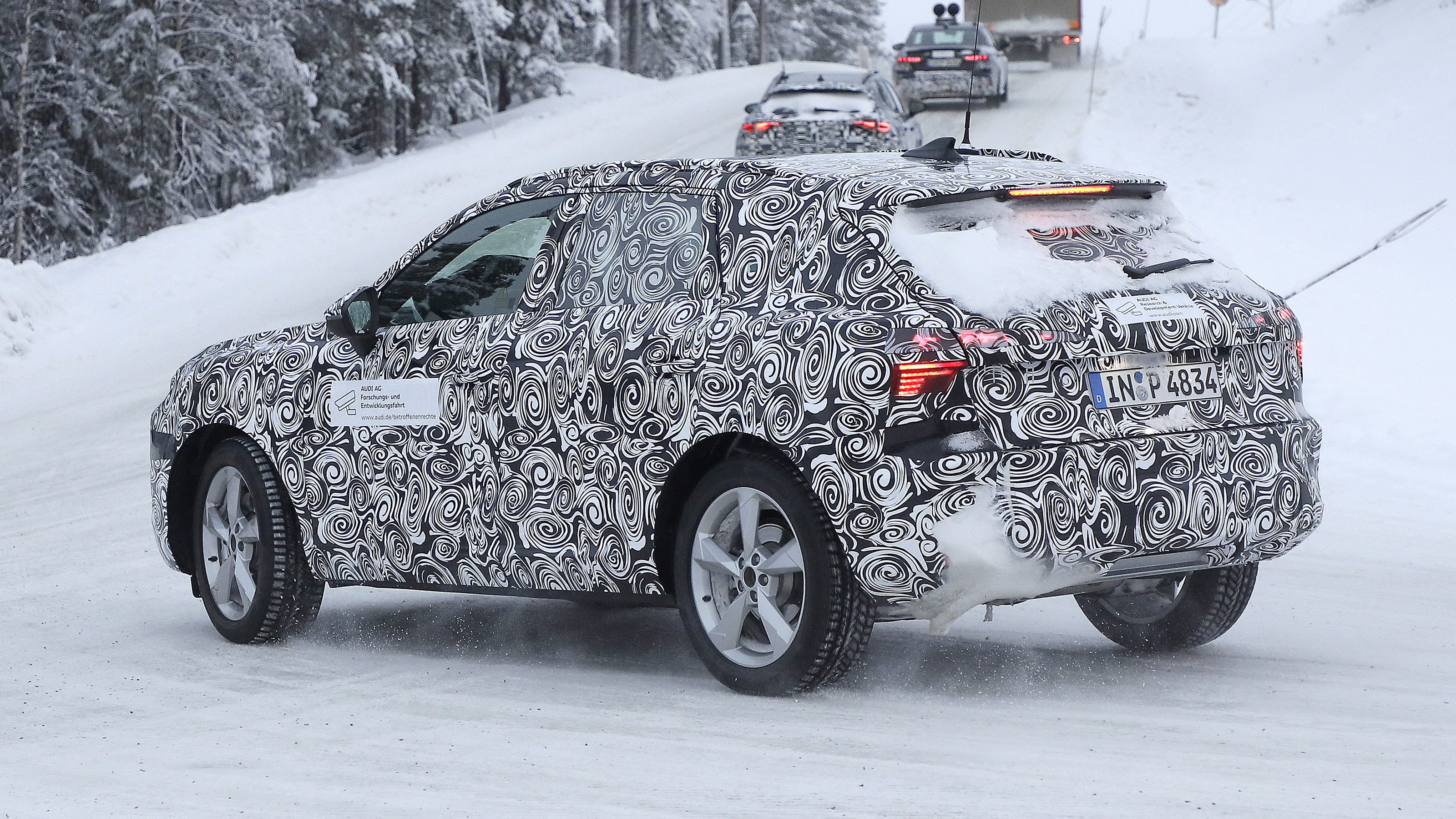 2024 Audi Q3 spyshot - rear 