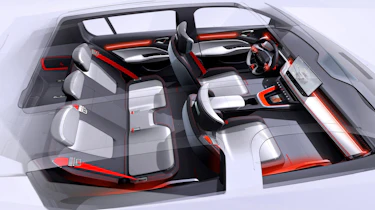 Skoda Epiq - seat layout sketch