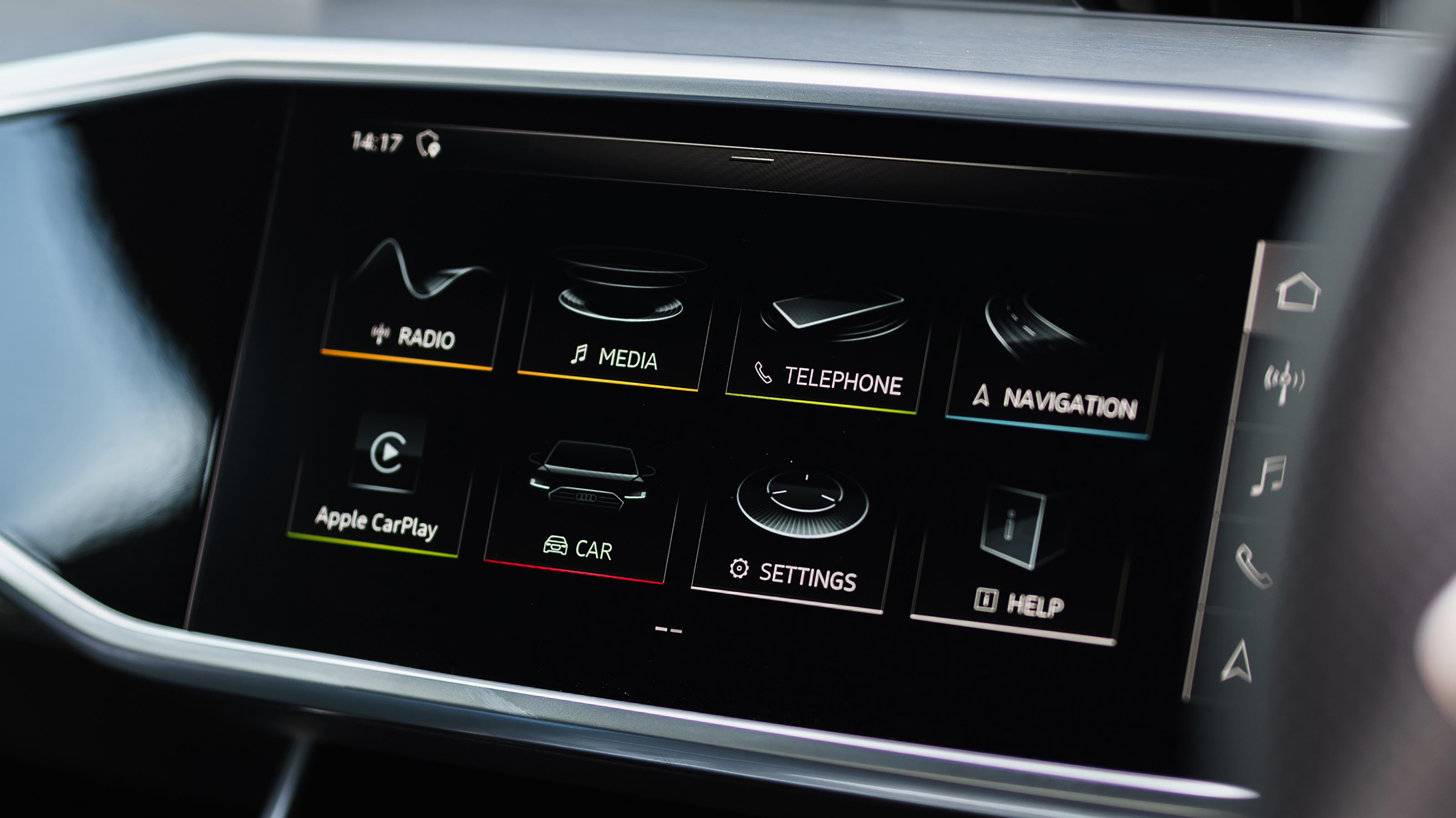 Audi A7 Sportback - infotainment screen