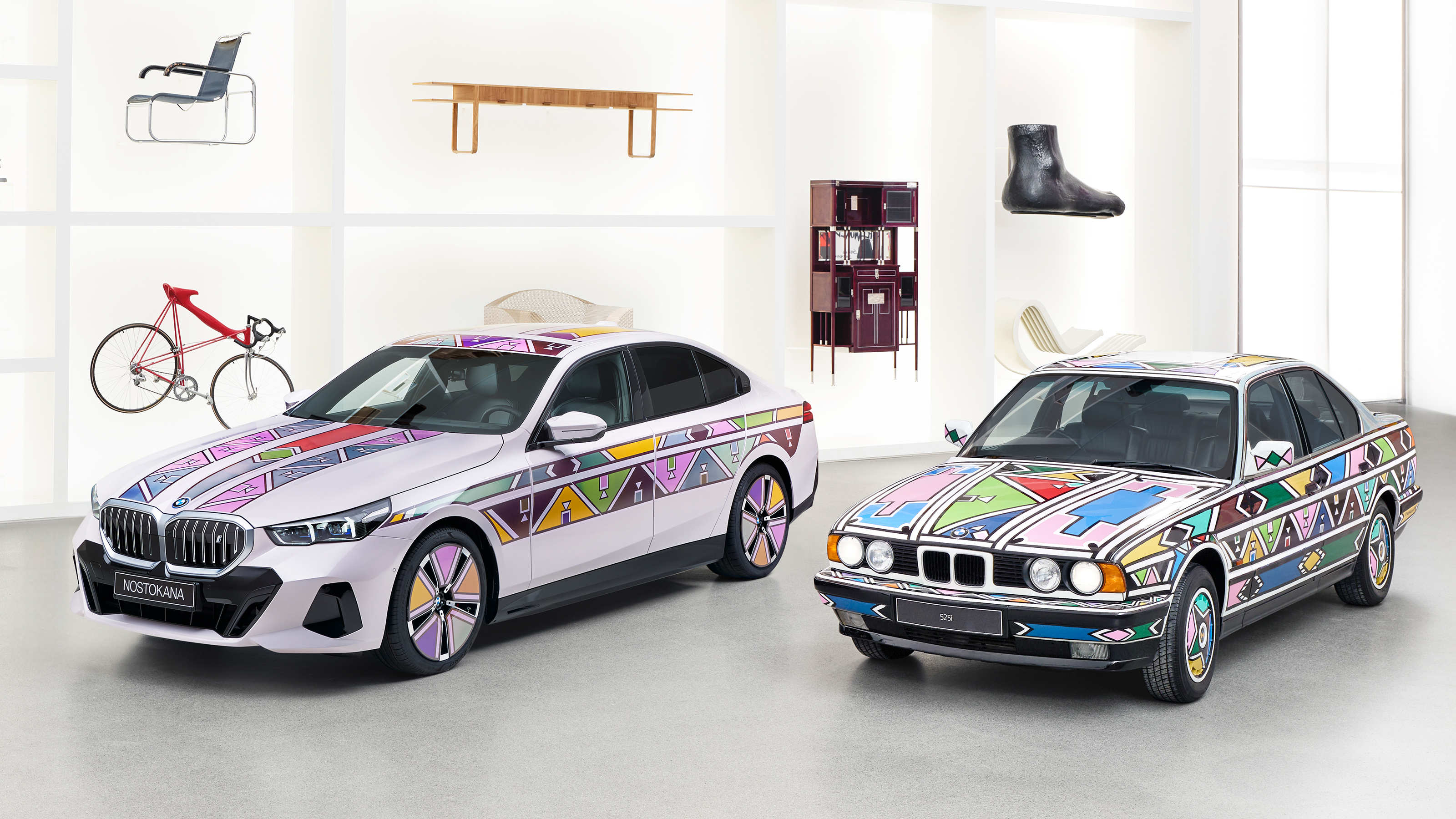 BMW i5 Nostokan art car - BMW 525i and BMW i5