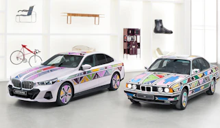 BMW i5 Nostokan art car - BMW 525i and BMW i5