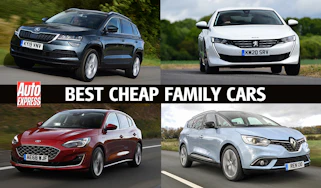 Best cheap family cars - header image