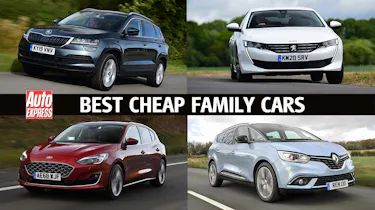 Best cheap family cars - header image