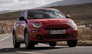 Fiat 600e UK - front cornering