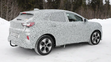 Ford Puma Gen-E (Camouflaged test car) - rear 3/4