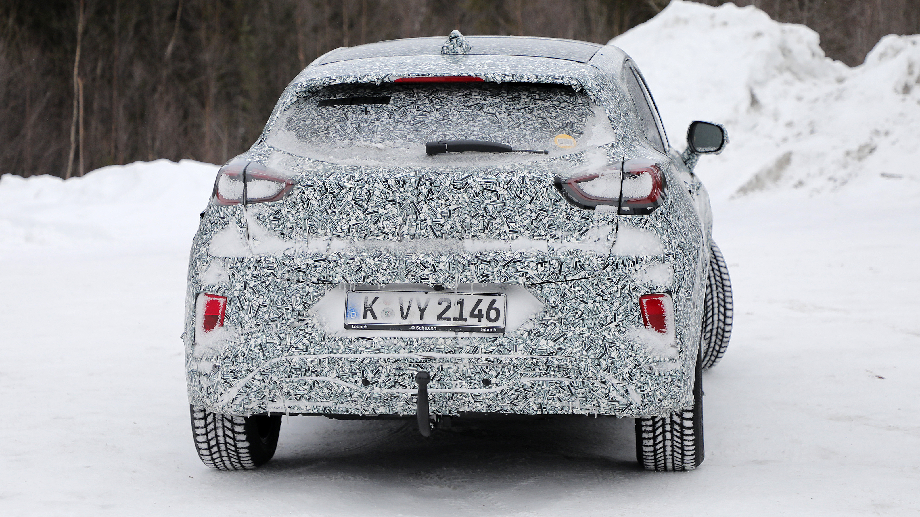 Ford Puma Gen-E (Camouflaged test car) - rear