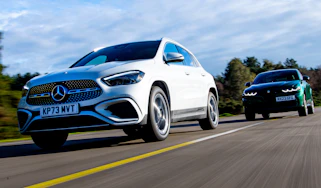 Mercedes GLA and Alfa Romeo Tonale - front tracking