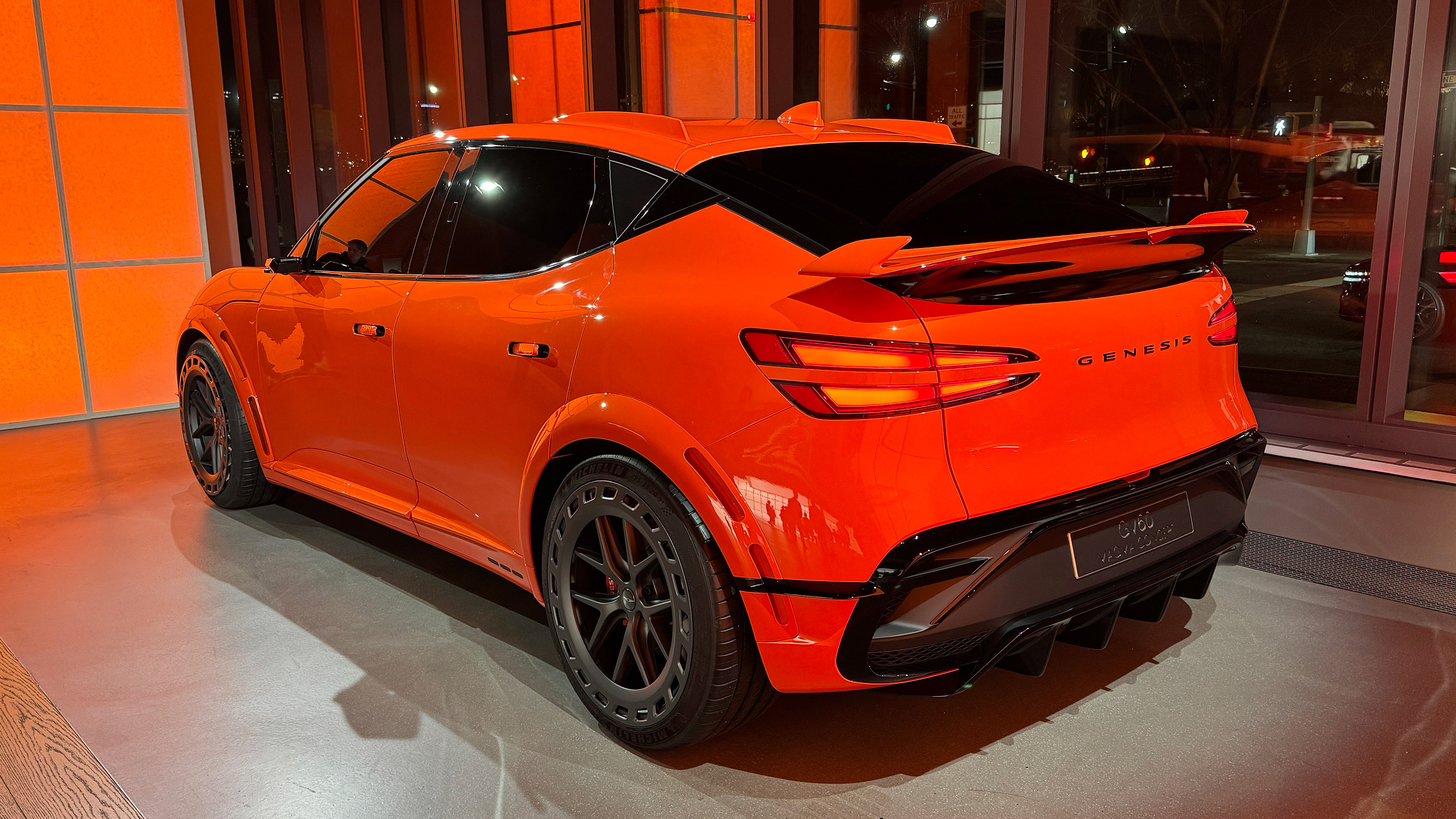 Genesis GV60 Magma Concept - rear reveal