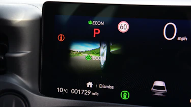 Honda e:Ny1 vs Hyundai Kona Electric - Honda e:Ny1 digital dashboard