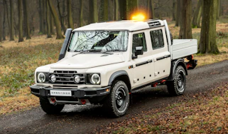 Ineos Grenadier Quartermaster chassis cab - front