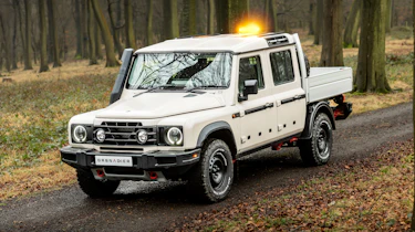 Ineos Grenadier Quartermaster chassis cab - front
