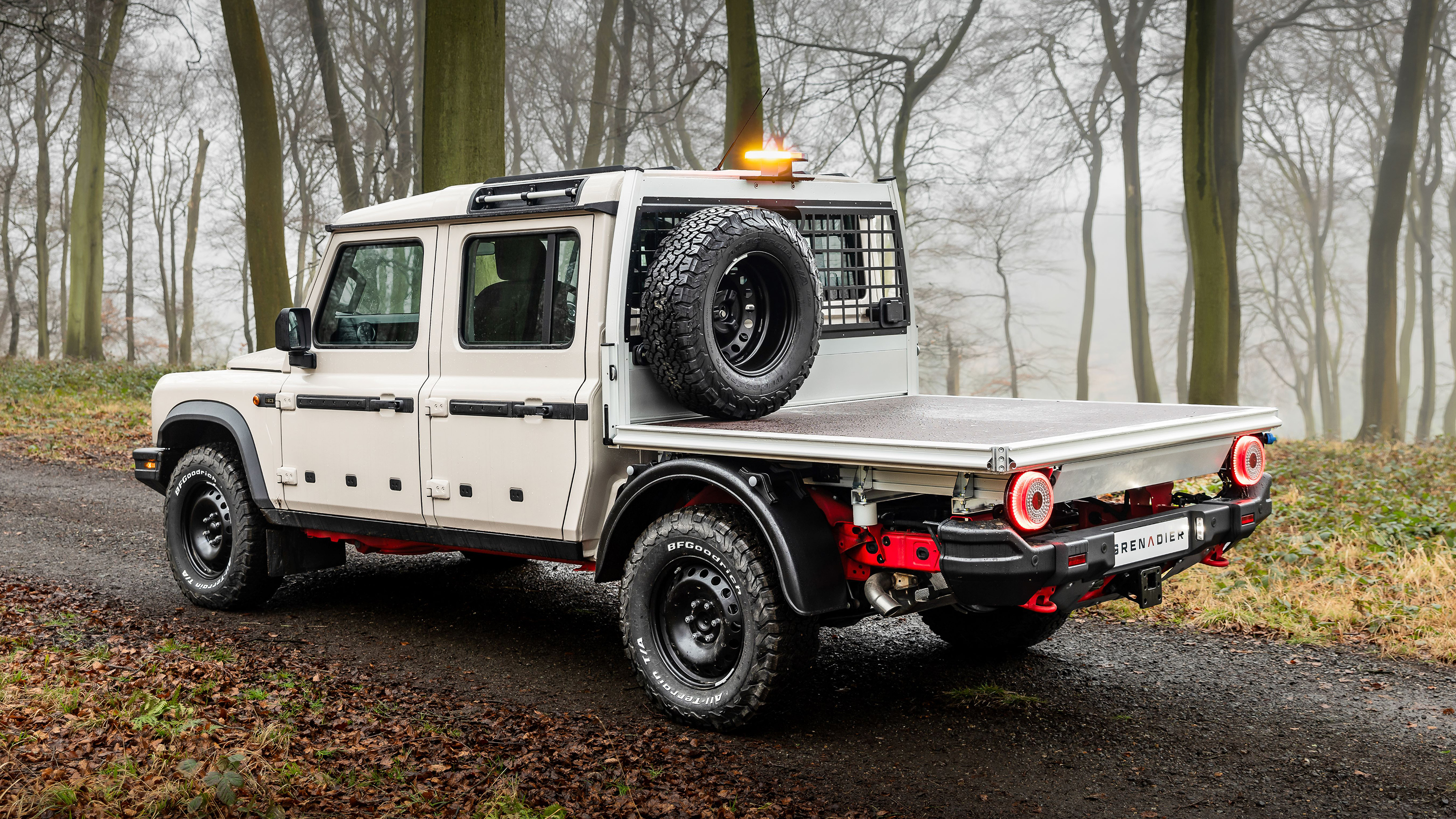 Ineos Grenadier Quartermaster chassis cab - rear