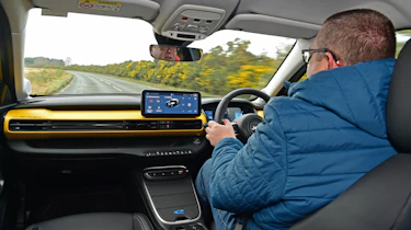 Aito Express editor-at-large John McIlroy driving the Jeep Avenger