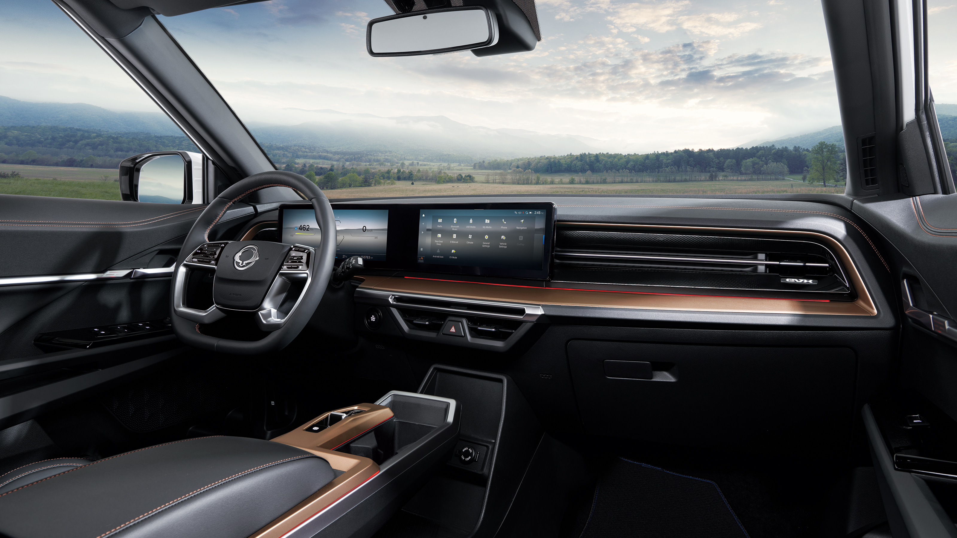 KGM Torres EVX interior dash