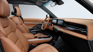 KGM Torres EVX interior brown