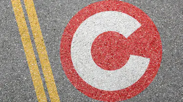 London Congestion Charge road marking