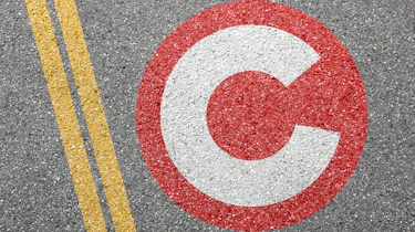 London Congestion Charge road marking