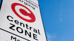 London congestion charge sign