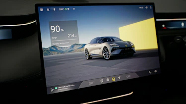 Lotus Emeya - dashboard screen