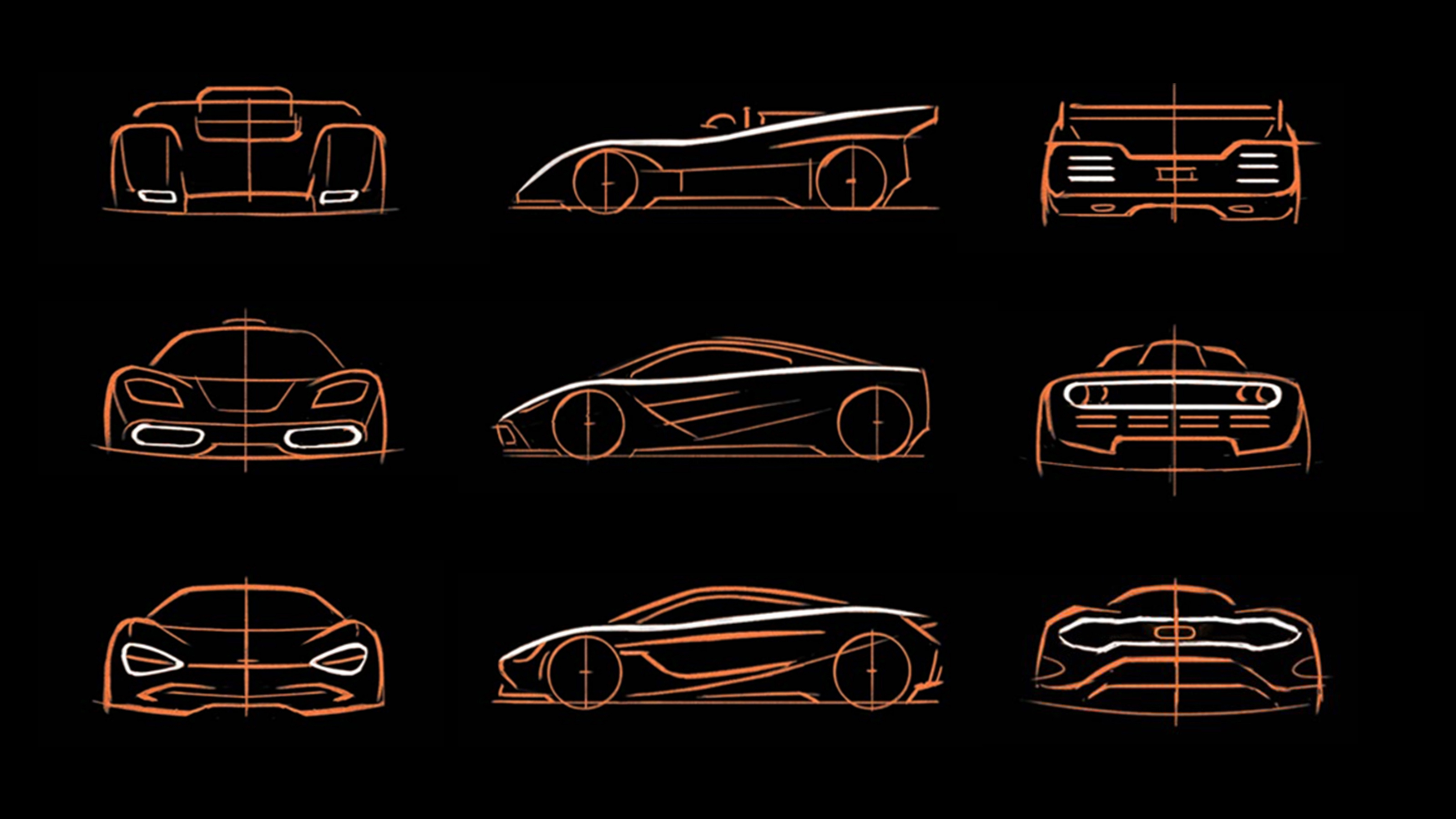 McLaren design sketches