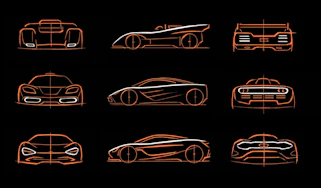 McLaren design sketches