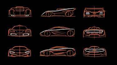 McLaren design sketches