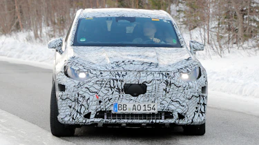 Mercedes EQC (camouflaged test car) - front