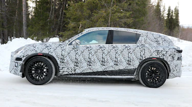 Mercedes EQC (camouflaged test car) - side