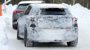 Mercedes EQC (camouflaged test car) - rear