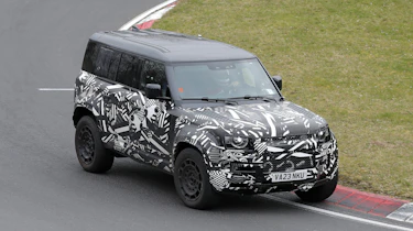 New Land Rover Defender Octa testing - front cornering
