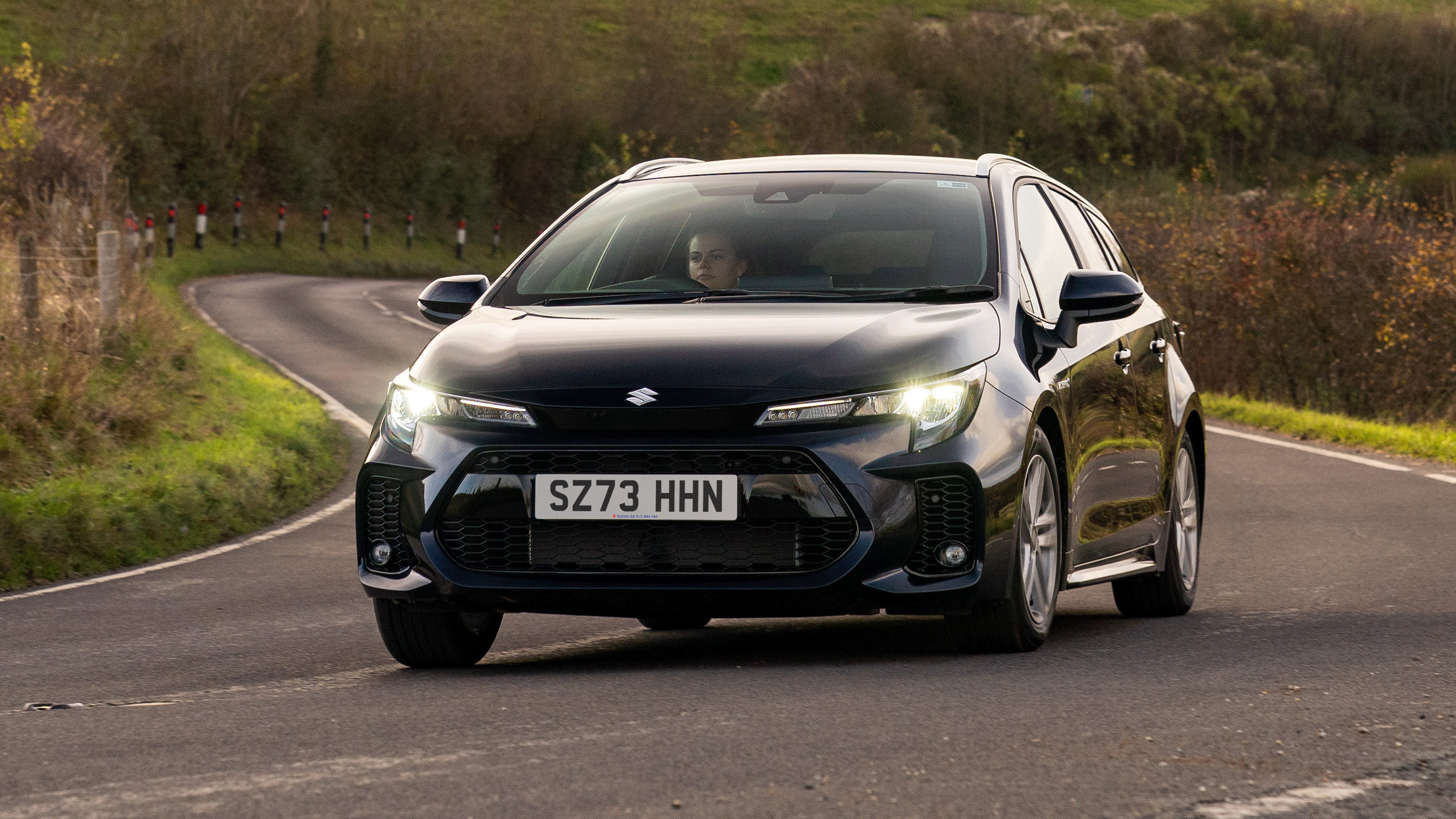 Suzuki Swace - front cornering