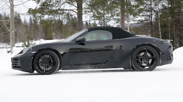 Porsche Boxster 718 EV - side