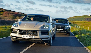Porsche Cayenne vs BMW X5 - twin front tracking