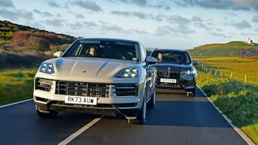 Porsche Cayenne vs BMW X5 - twin front tracking
