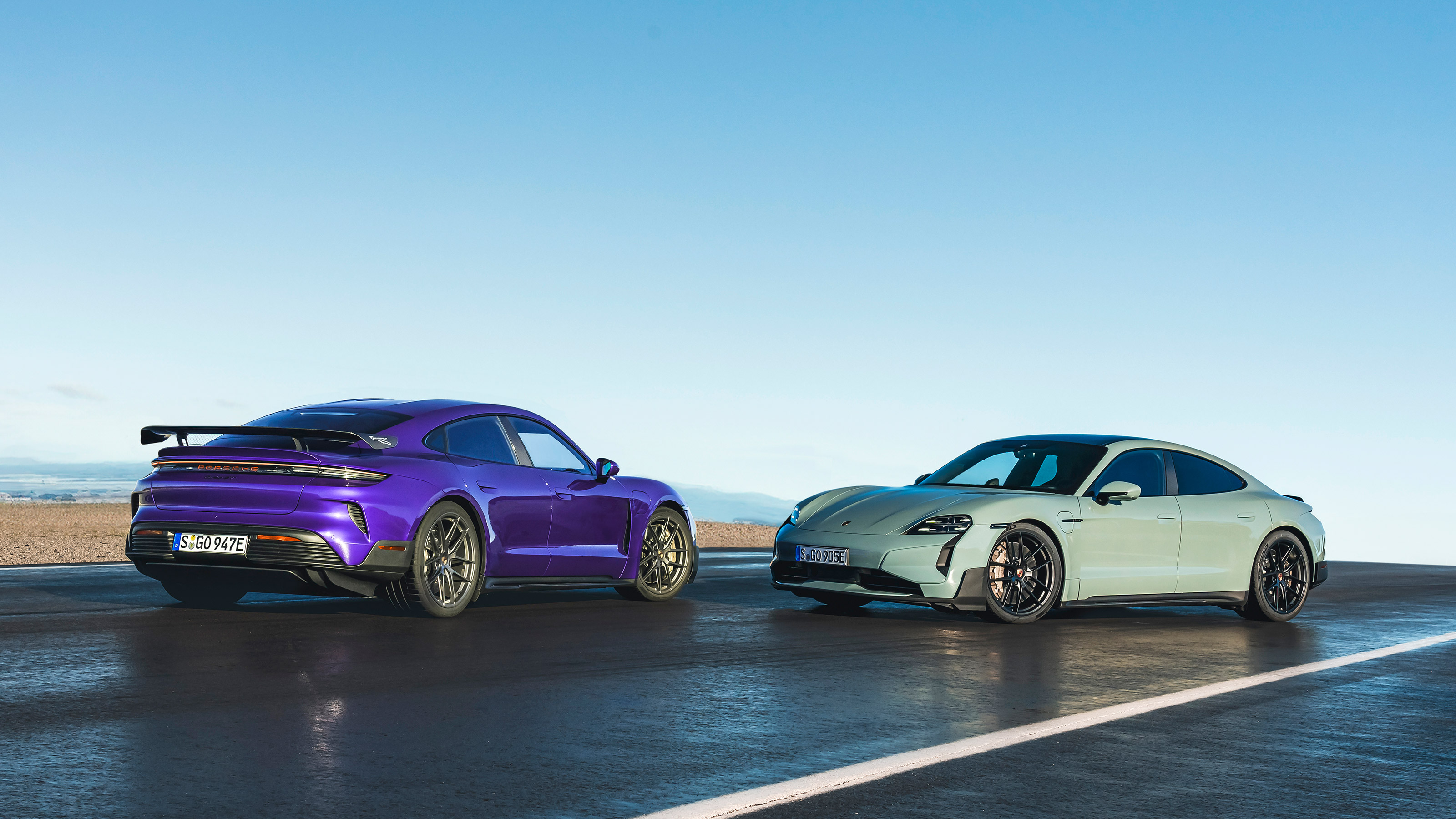 Porsche Taycan Turbo GT - range