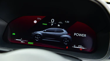 Toyota Yaris GR Sport hybrid - screen