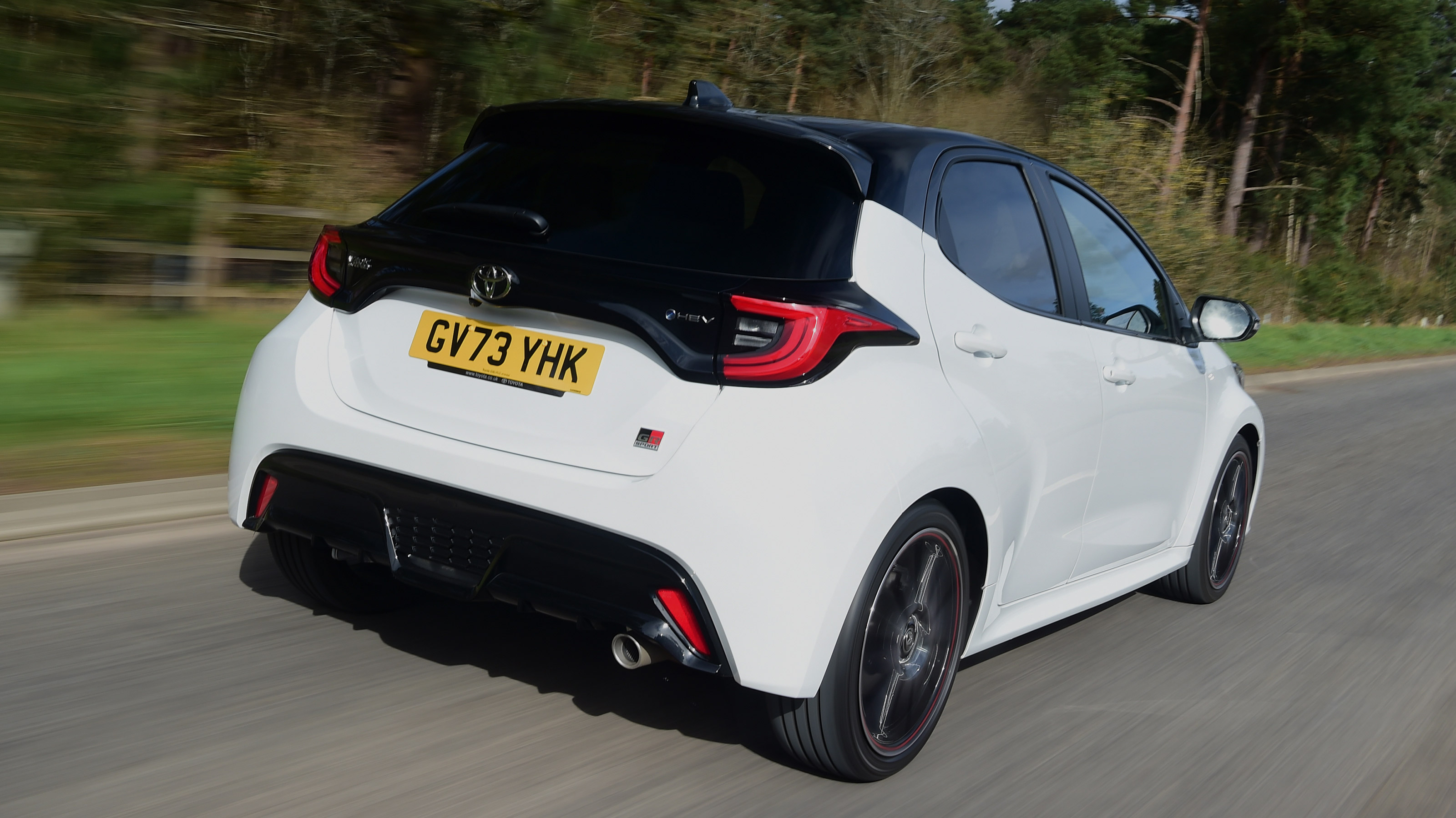 Toyota Yaris GR Sport hybrid - rear
