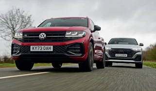 Volkswagen Touareg and Audi Q8 - front tracking