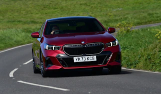 BMW 530e - front cornering