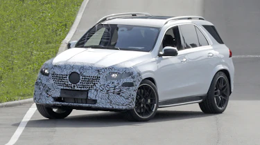 2024 Mercedes GLE (camouflaged) - front cornering