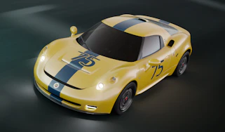Abarth Classiche 1300 OT render - front