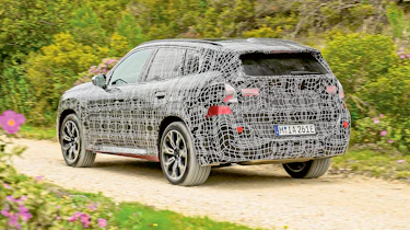 BMW X3 prototype (camouflaged) - rear tracking