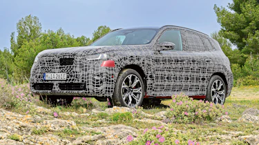 BMW X3 prototype (camouflaged) - front static