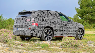 BMW X3 prototype (camouflaged) - rear static