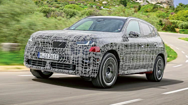 BMW X3 prototype (camouflaged) - front tracking