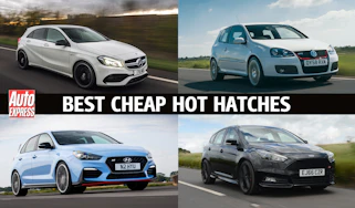Best cheap hot hatches - four way header image