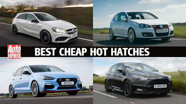 Best cheap hot hatches - four way header image