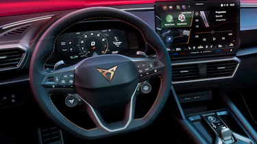 Cupra Leon facelift - steering wheel