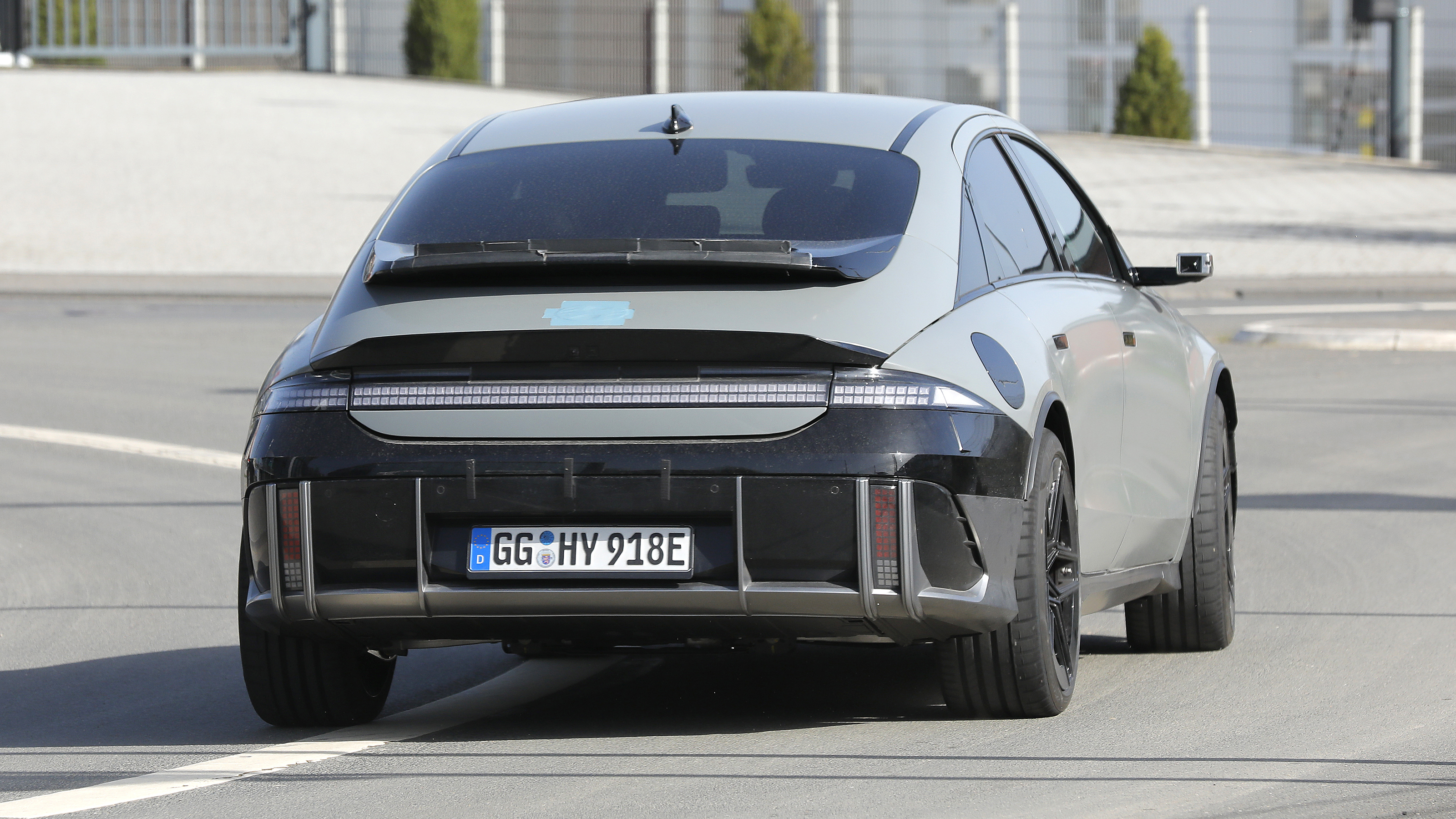 Hyundai Ioniq 6 N (camouflaged) - rear
