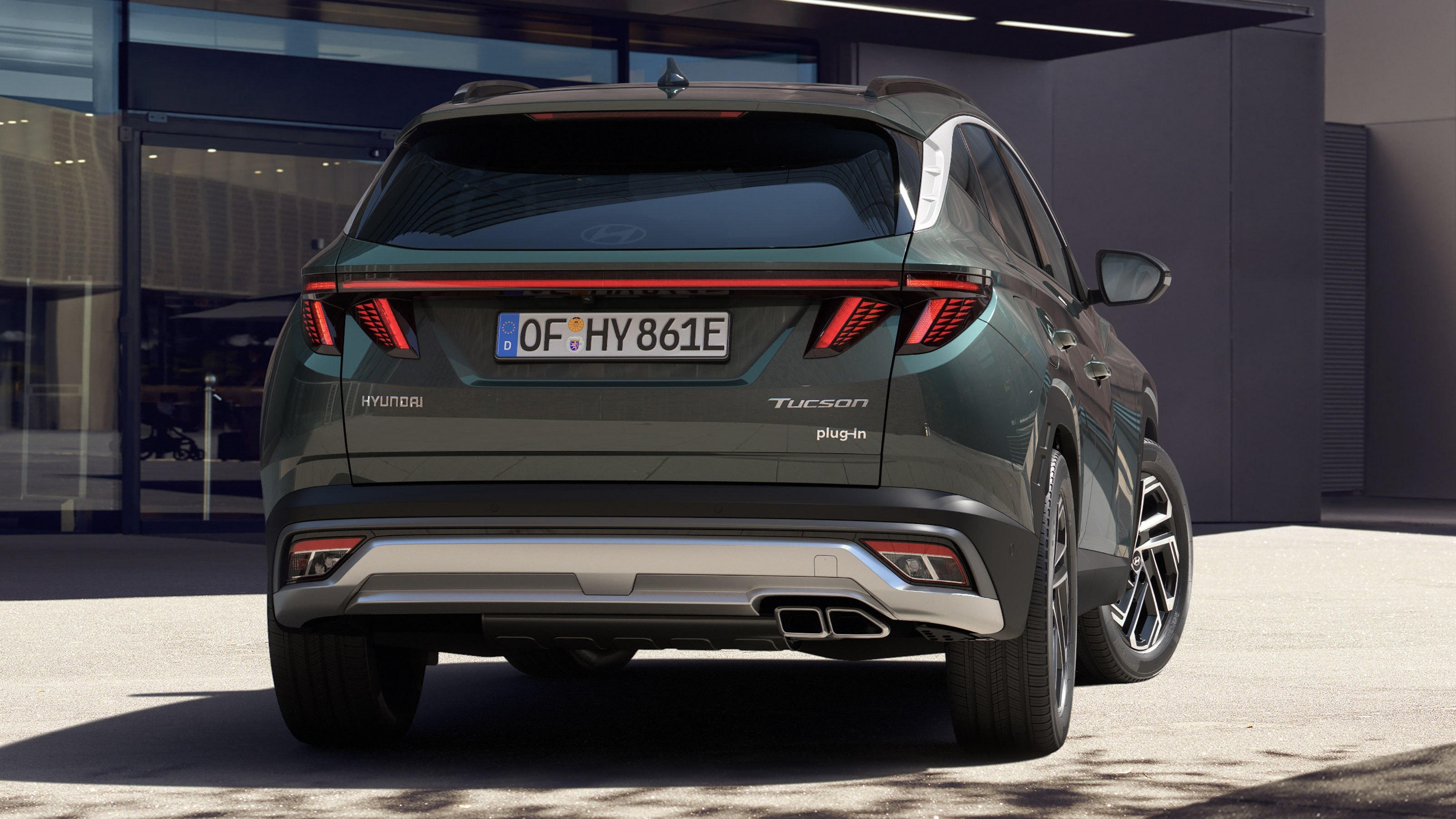 Hyundai Tucson facelift 2024 - rear